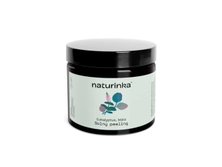 NATURINKA Solný tělový peeling Eukalyptus / máta, 120ml